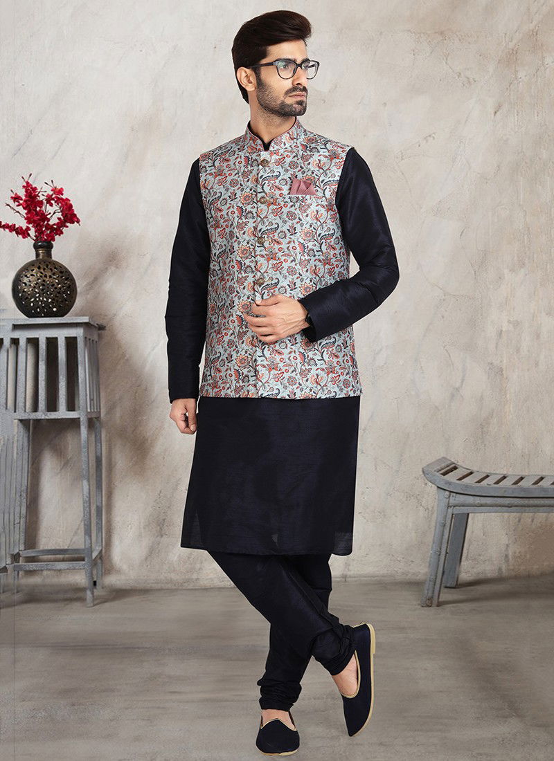 Festive Wear Wholesale Kurta Pajama With Jacket Collection